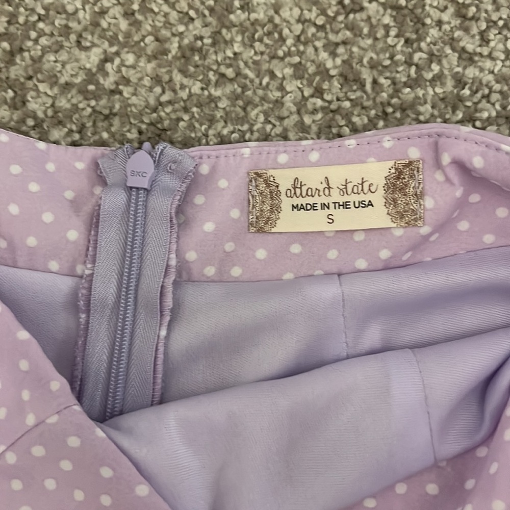 NWOT altard state purple mini skirt - Picture 2 of 2